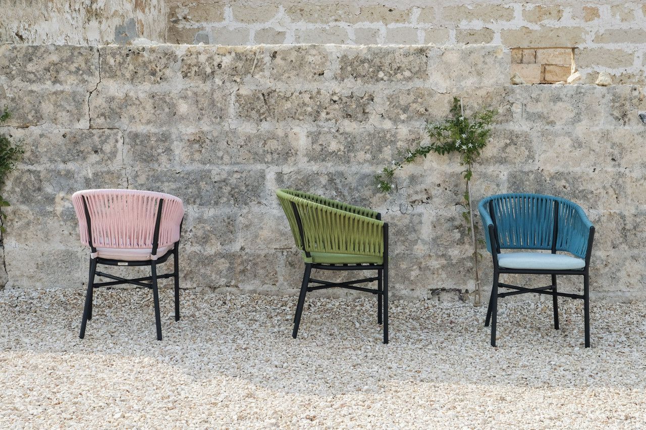 Алюминиевый садовый стул с подлокотниками DRIGANI Gaia-Belize ARCH-00023692 - Вид №19