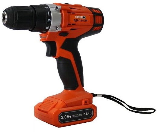 Дрель-шуруповерт Спец БДА-14.4-ЛИ 3325 8137389 STDN-0134013