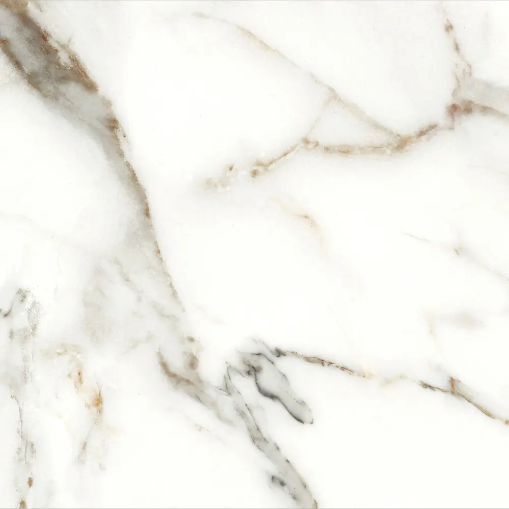 Стеновая панель Calacatta Snow 120x0.4x60 см АКП цвет белый 89199633 STLM-2163766 ALUMOART 