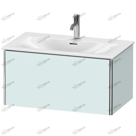 XS422400909 XSquare Тумбочка подвесная Светло-голубой матовый декор Duravit