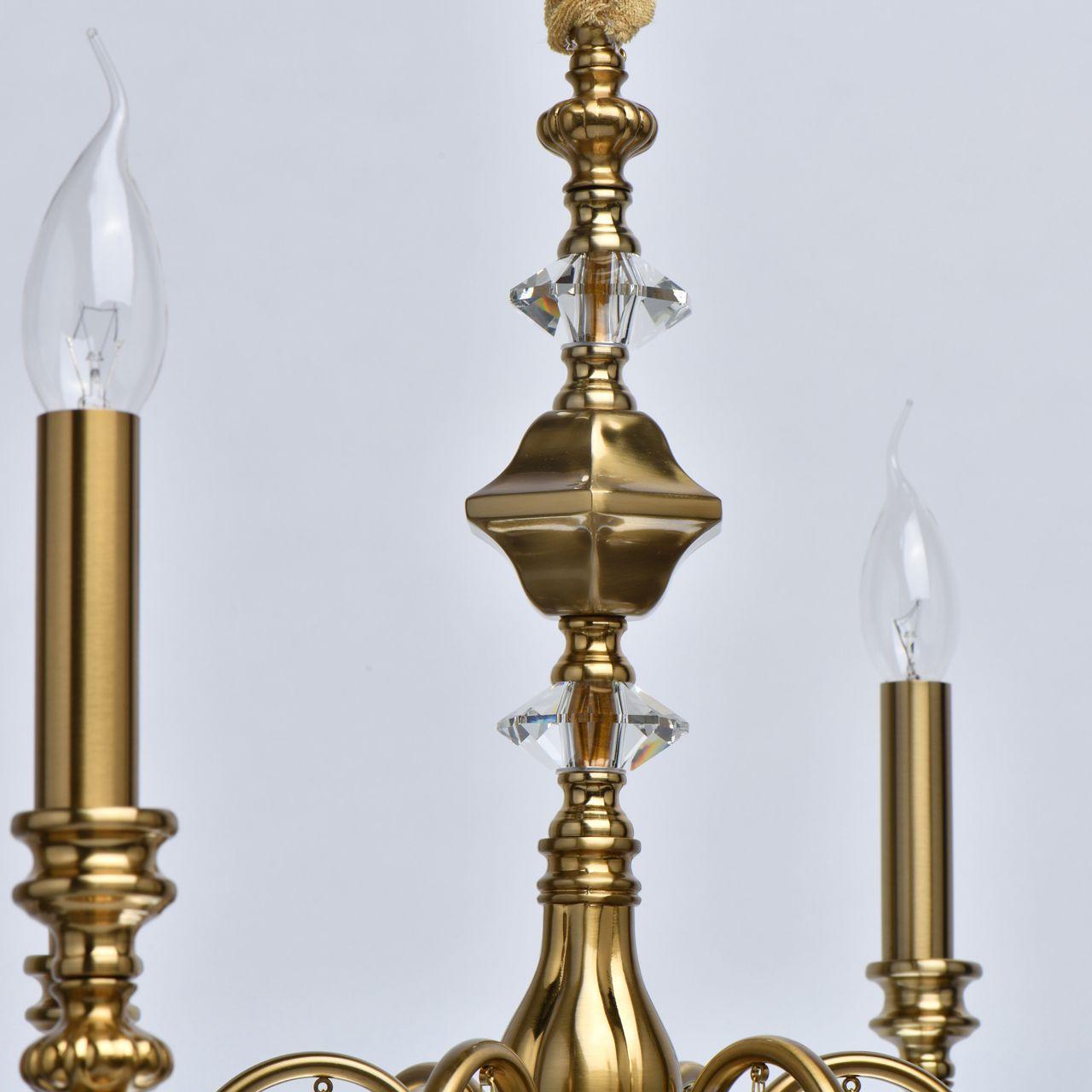 Подвесная люстра MW-Light Консуэлло 614012506 MW-LIGHT ДИЗАЙНЕРСКИЕ, КОНСУЭЛЛО 285794 Бронза  - Вид №3