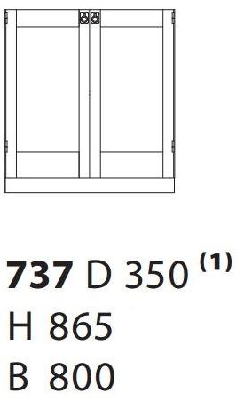 Karl Andersson Деревянный буфет / офисный блок в скандинавском стиле Ka72 737  - Вид №3