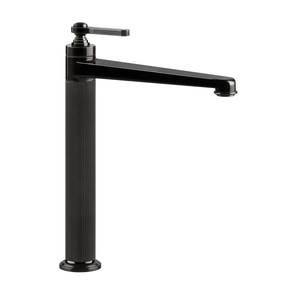 Смеситель для умывальника 65004 706 Gessi Venti20 ЧЕРНЫЙ МЕТАЛЛ PVD 65004706