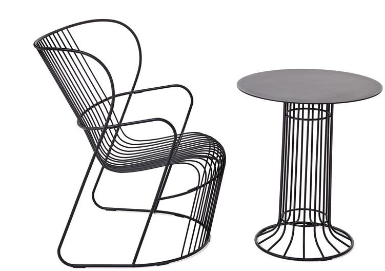 Nola Industrier Садовый столик круглый из стали Kaskad sun-id-1467576 - Вид №1