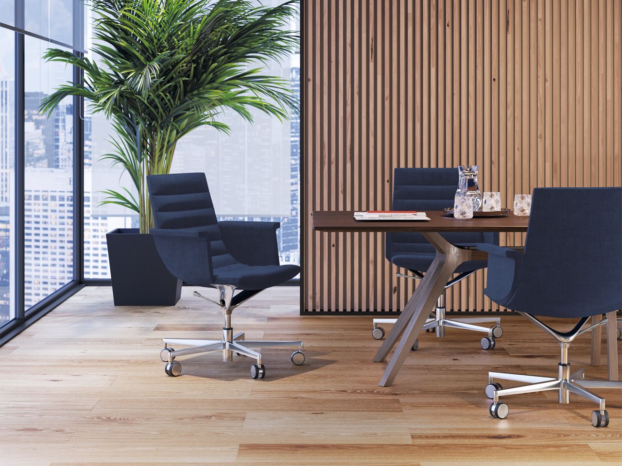 5 спиц подлокотник ткань операционный офисный стул FREZZA Key ARCH-00143152 - Вид №1