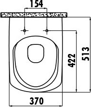 EG321-11CB00E-0000 ELEGANT Унитаз подвесной безободковый Creavit Elegant - Вид №12