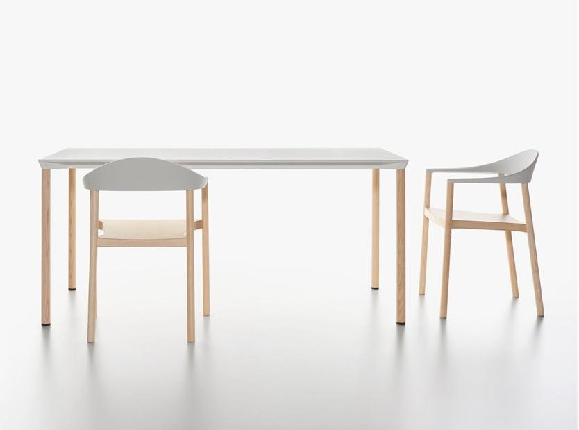 Plank Штабелируемый прямоугольный стол из hpl Monza 9208-01 - Вид №3