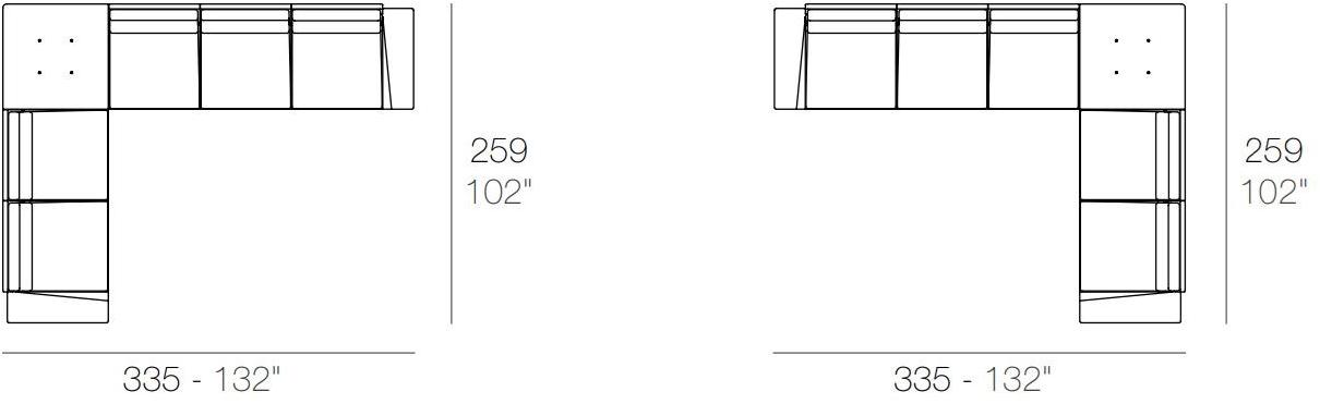 VONDOM Модульный садовый диван Delta sun-id-1454279 - Вид №12