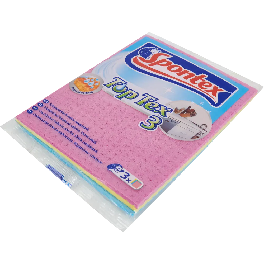 Салфетка целлюлозная Spontex Top Tex 3 шт. 84177029 STLM-2028459 