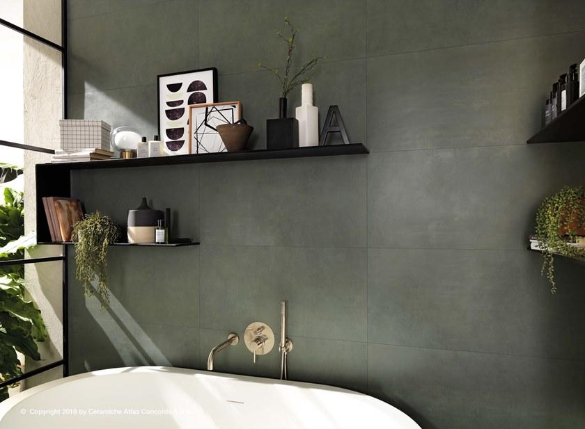 Atlas Concorde Белая плитка для стен с эффектом бетона Boost sun-id-1428030 - Вид №2