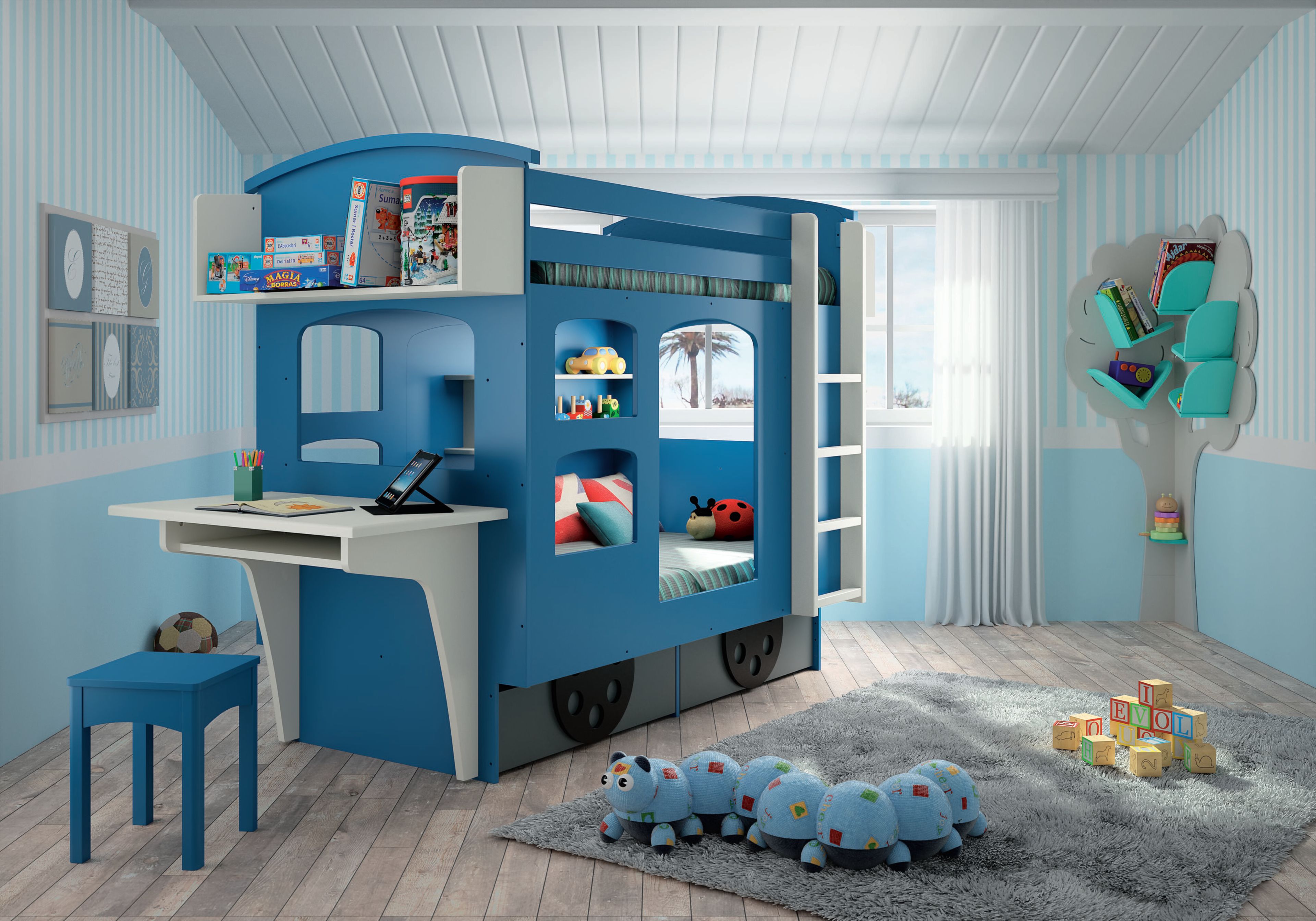 Двухъярусная кровать из МДФ Mathy by Bols УНИВЕРСАЛ ARCH-00153050 - Вид №12