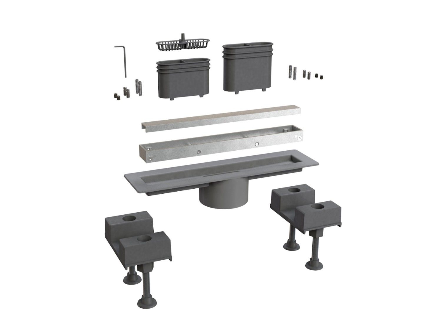 Алюминиевый слив для душа Bonomini Canalissima ARCH-00138214 - Вид №1