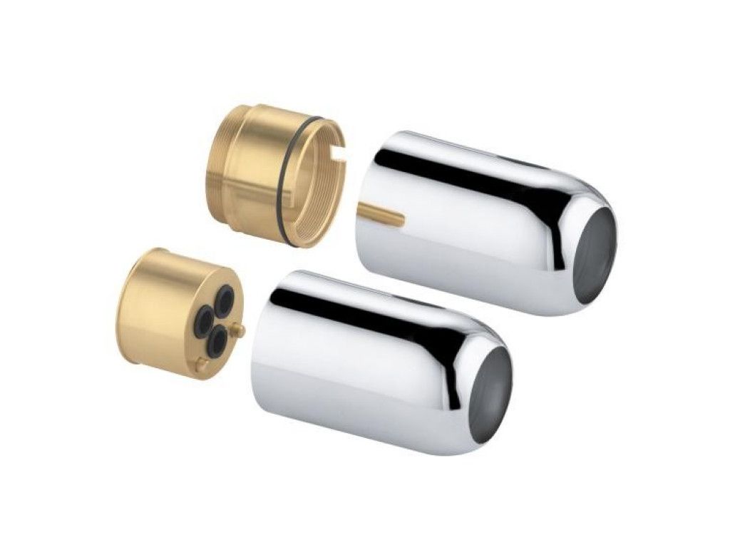 7458000-00 адаптер для замененных подключений при подводе холодной воды слева, горячей воды справа KLUDI FLEXX.BOXX 