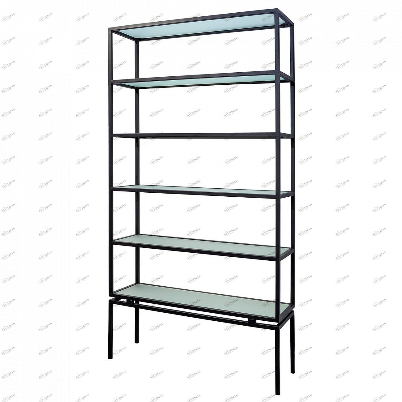 Стеллаж металлический на черном основании Gerda FOR MISS  263948 Черный 