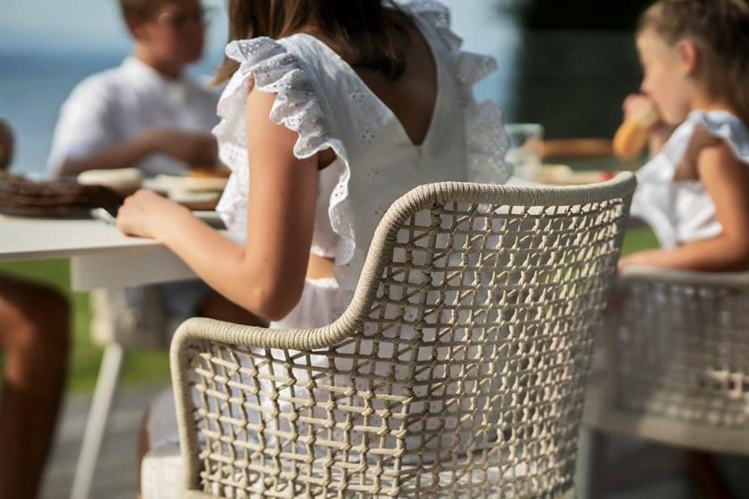 Varaschin Садовое кресло из веревки с подлокотниками Emma 236p1 - Вид №17