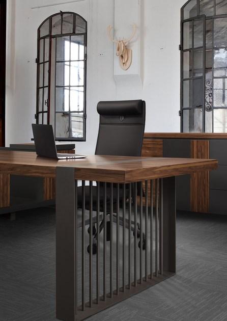 Tuna Ofis Рабочий стол со встроенной полкой Corinth sun-id-1479042 - Вид №4