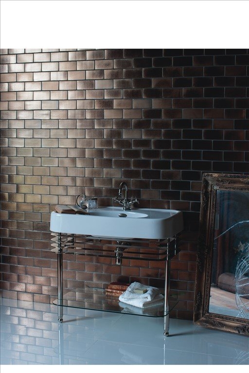 ARC900 1TH, A68 CHR, ARC23 CHR Напольная раковина стоящая овальная Burlington Arcade - Вид №5