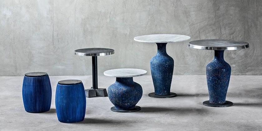 Gervasoni Круглый сервировочный стол Brass/silver sun-id-1481190 - Вид №4