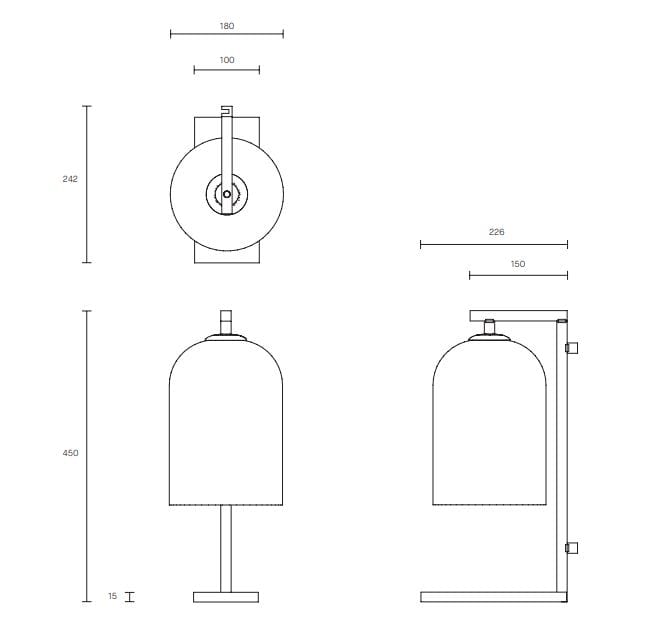 Светодиодная настольная лампа ручной работы Articolo Studios Indi ARCH-00091261 - Вид №1