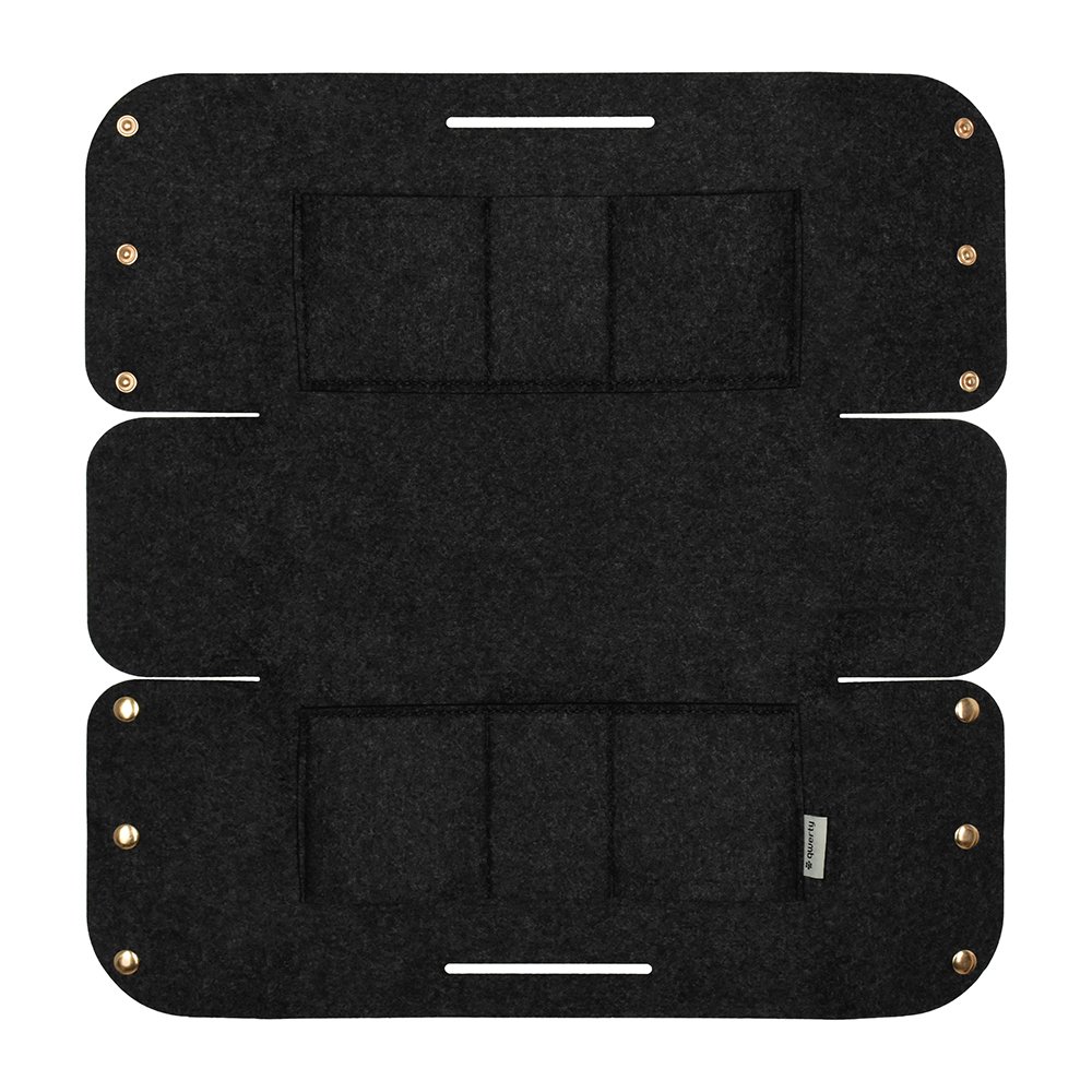 Корзина складная фетровая 6 л темно-серая Qwerty QWERTY  00-3971603 Серый  - Вид №2