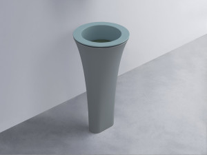 AMLA45-PL+AMPILT-MU+AMCOLT-BR Раковина Amedeo Tondo отдельностоящая cielo Enjoy + Amedeo