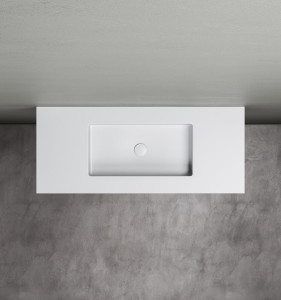 Подвесная раковина Corian® с столешницей