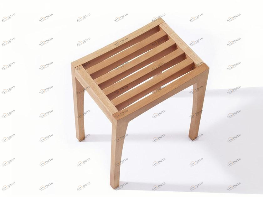 sixay furniture Низкий деревянный табурет Zebra sun-id-1494468