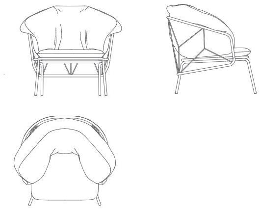 Garda Furniture Садовое кресло из ткани с подлокотниками Ataman Ga03me - Вид №10