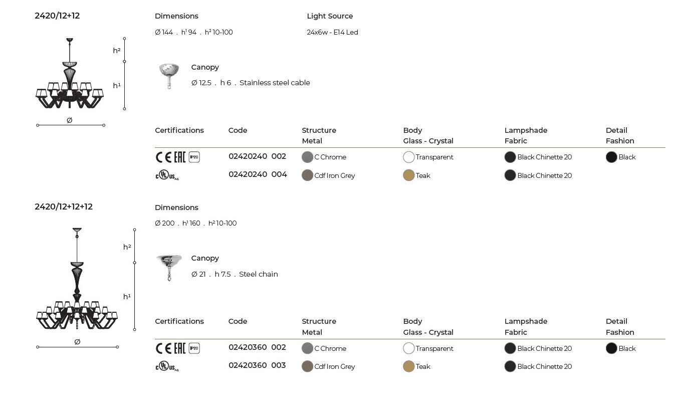 Хрустальная светодиодная люстра Italamp LIBELLULA ARCH-00071017 - Вид №5