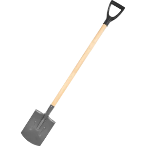 Лопата прямоугольная Zaryapro с черенком и рукояткой