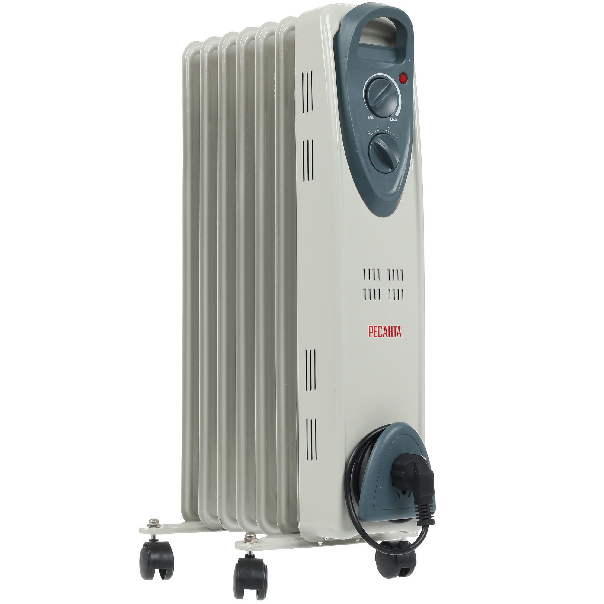 1076908 Масляный обогреватель Ресанта ОМ-7Н белый STDN-0089256