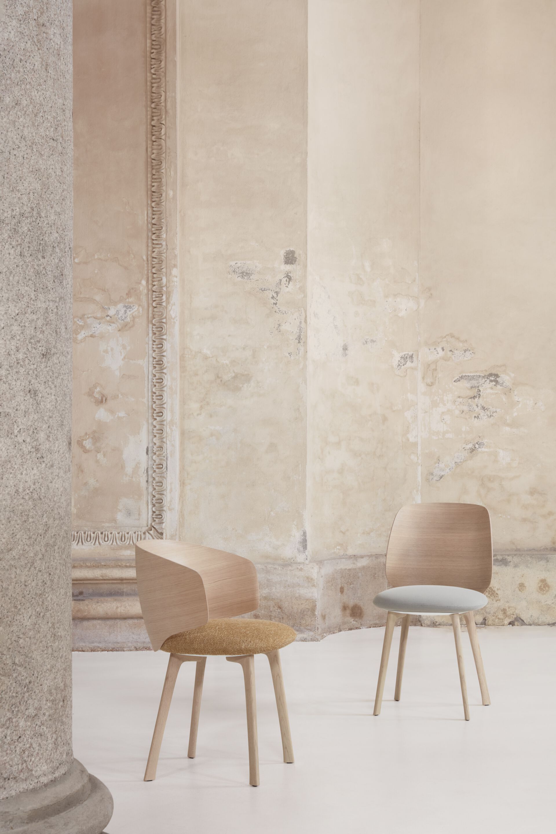 Деревянный стул с мягким сиденьем MDF Italia Universal Collection ARCH-00119317 - Вид №5