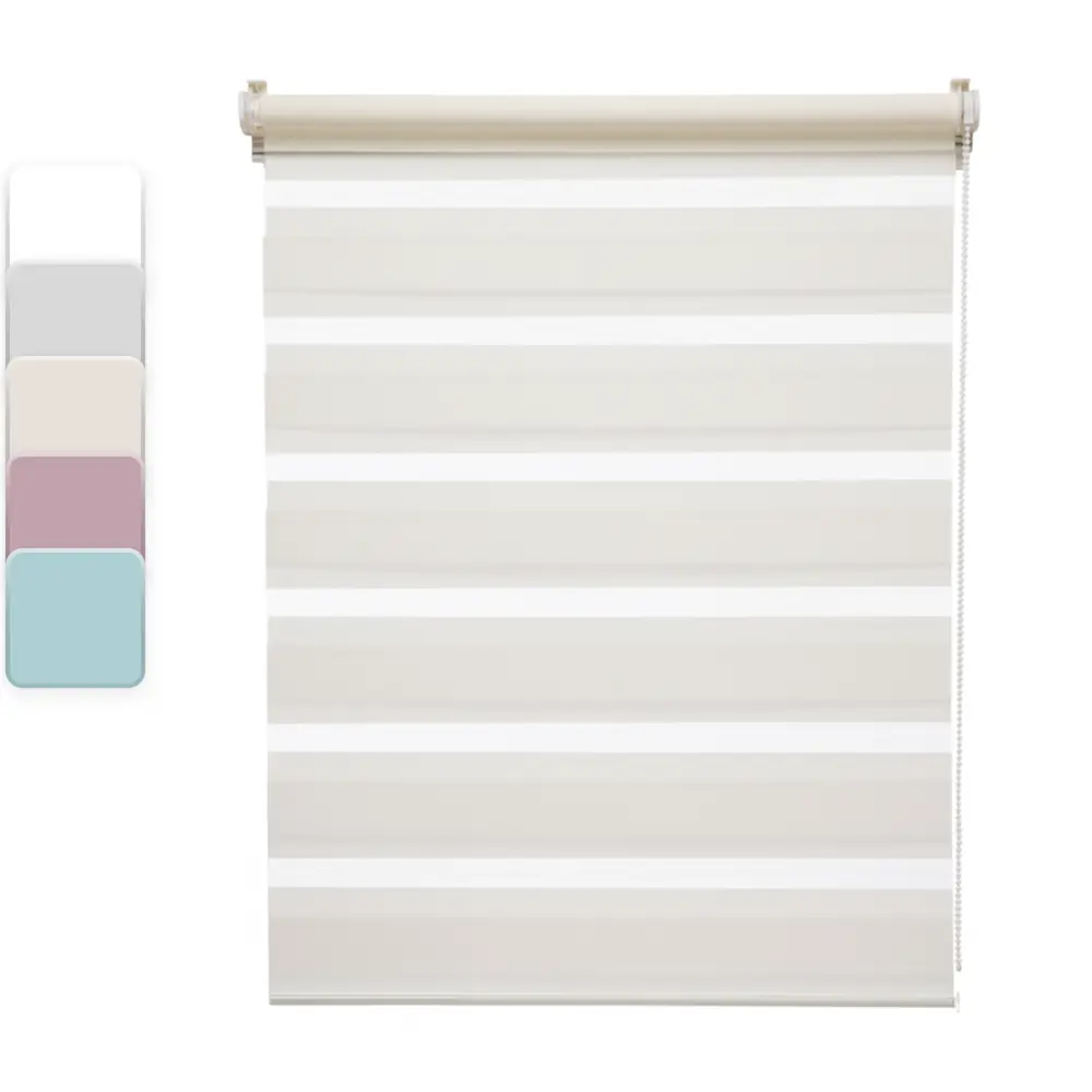 Штора рулонная день-ночь Inspire Peter 40x160 см экрю Cream 5 82691106 STLM-2176395 - Вид №1