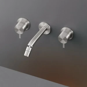 Настенный двойную ручку смеситель с регулируемым носиком L. Максимум. 165 мм  MIL39 CEADESIGN