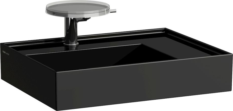 H8103347571121 Раковина с полочкой справа, со специальным скрытым сливом LAUFEN PRO - Вид №15