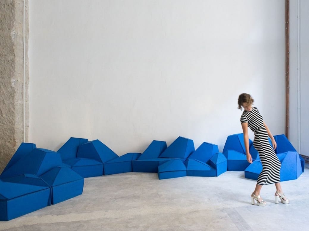 Шерстяное кресло / пуфик smarin Les Angles ARCH-00081060 - Вид №4