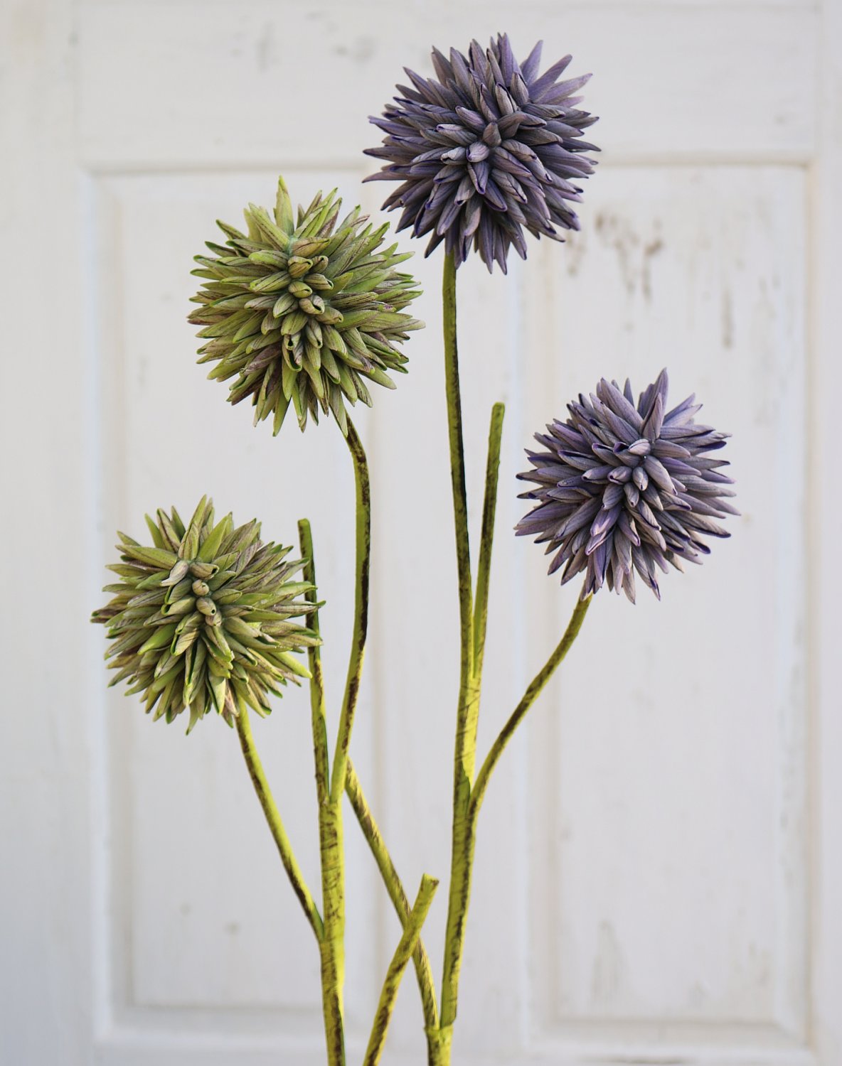 7995 222 a3 Искусственный мягкий цветок 'allium', 95 см, темно-фиолетовый H-andreas 