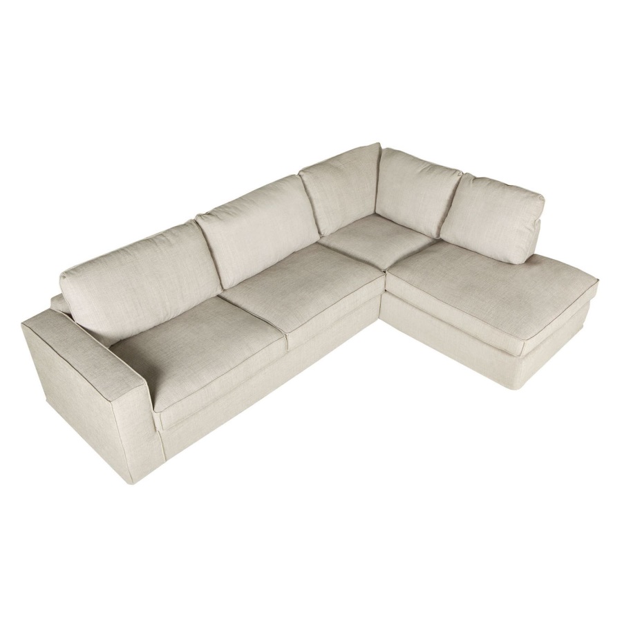 Диван угловой Abbe правосторонний светло-серый, обивка Mattis Sits S1009 - Вид №4