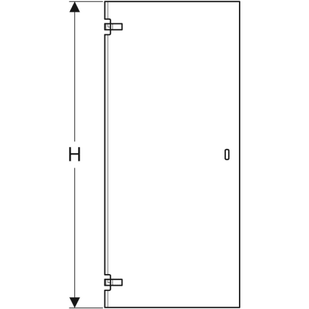 500.929.00.5 Распашная дверь IDO Design Geberit  - Вид №3