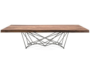 Прямоугольный стол из стали и дерева