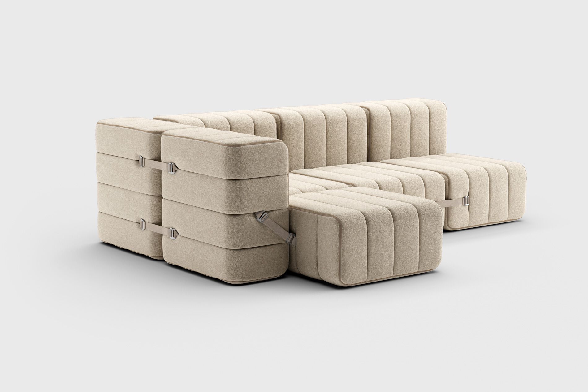 Модульный угловой диван из ткани AMBIVALENZ Curt ARCH-00061719 - Вид №23