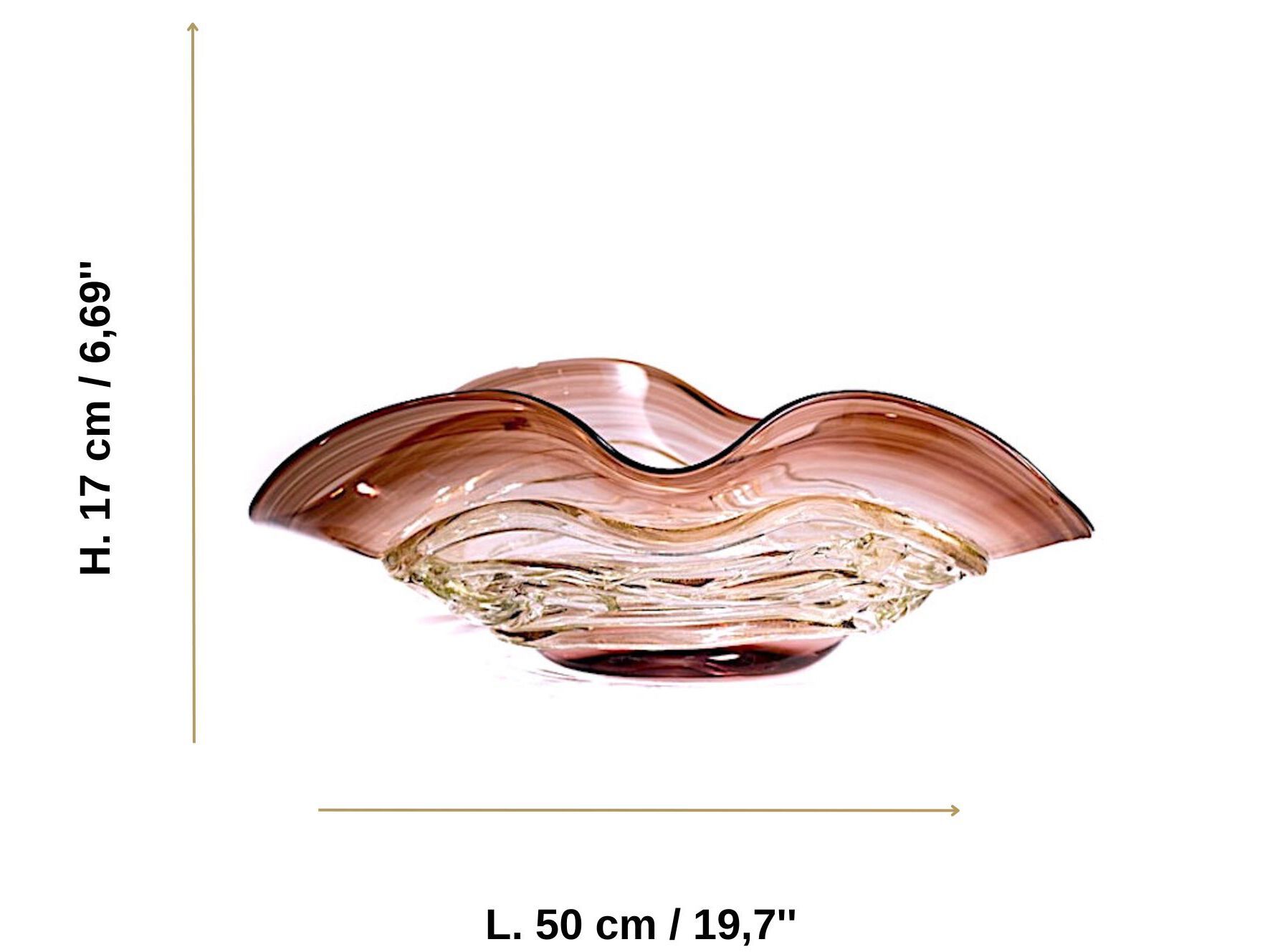 Центральные элементы из муранского стекла ручной работы YourMurano Wired Bowls ARCH-00076699 - Вид №8