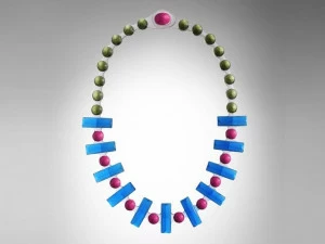 Corsi Design Ожерелье из смолы Hi lands Cjh-1002-04