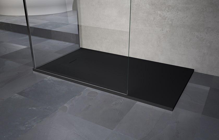 NOVELLINI Поддон для душа прямоугольный с эффектом камня Novosolid sun-id-1453438 - Вид №4