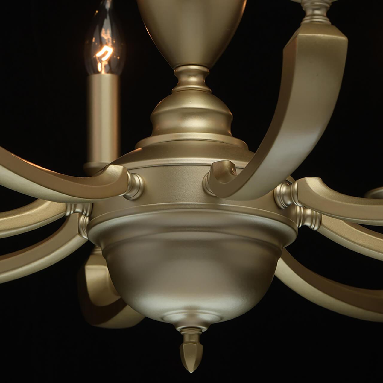 Подвесная люстра MW-Light Дэль Рей 4 700010908 MW-LIGHT ДИЗАЙНЕРСКИЕ, ДЭЛЬ РЕЙ 187443 Золотой  - Вид №3