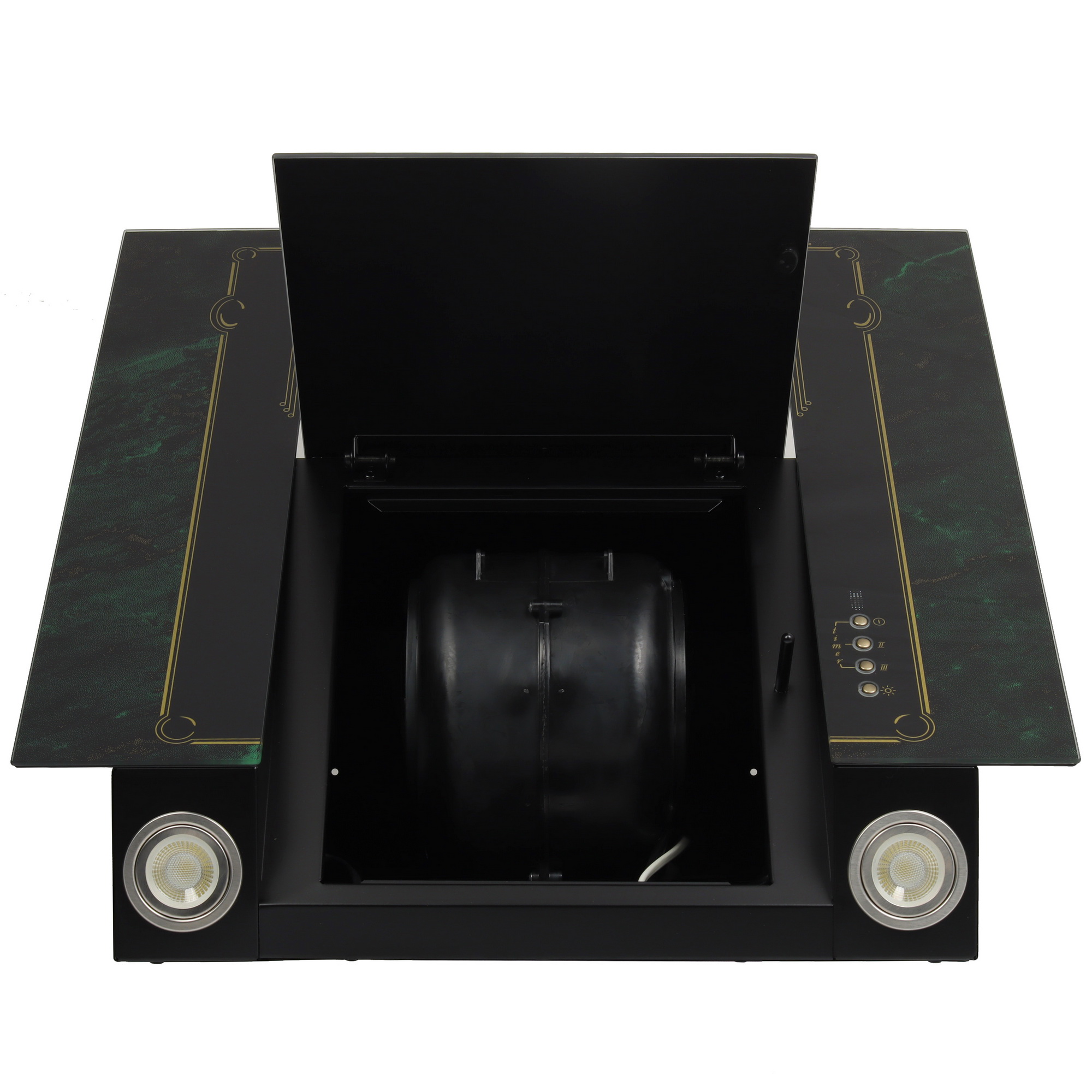 1607042 Вытяжка наклонная Gefest ВО 3603 К69 зеленый/черный STDN-0028581 - Вид №8