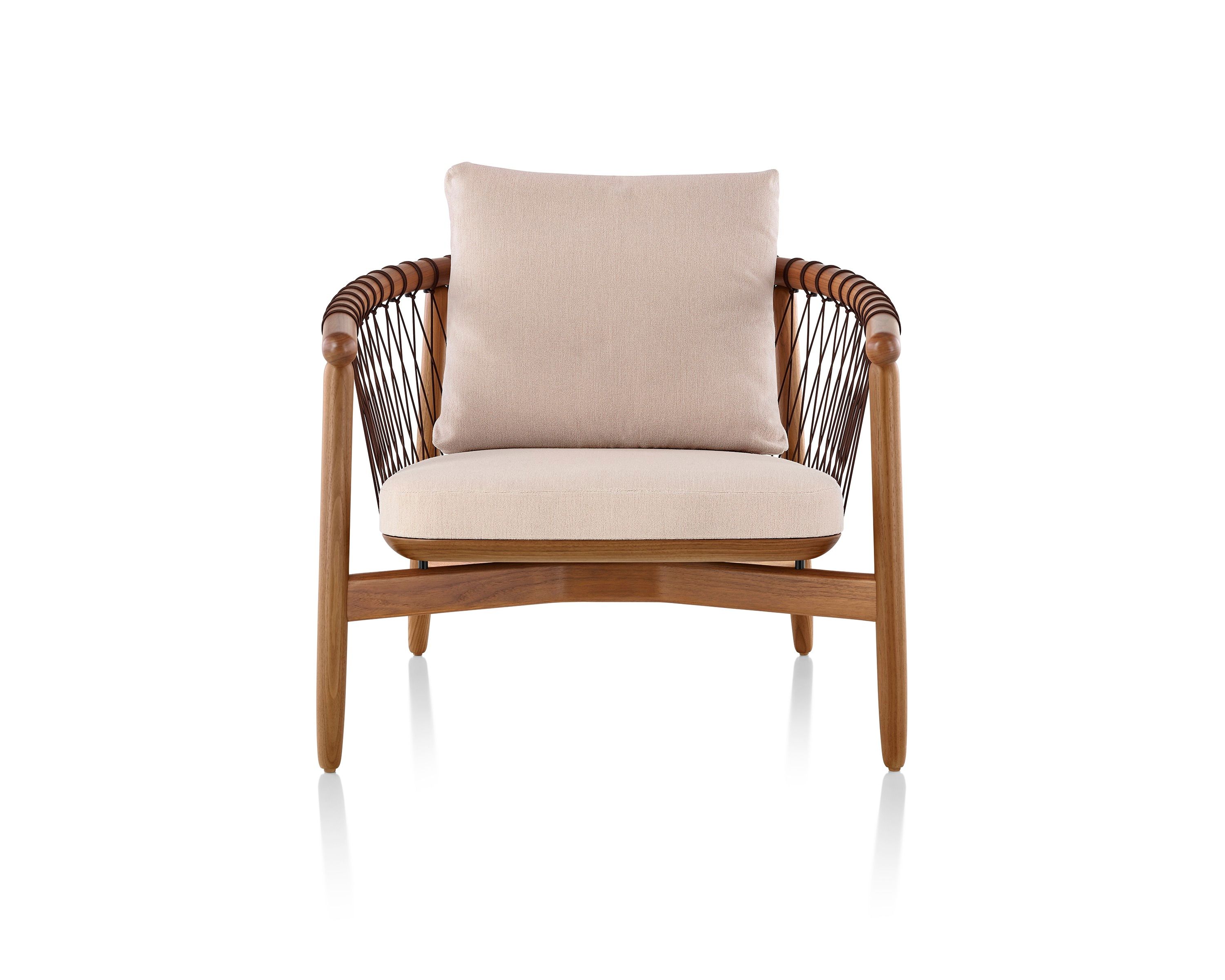 Кресло из дерева и ткани с подлокотниками Herman Miller Crosshatch ARCH-00123148 - Вид №32