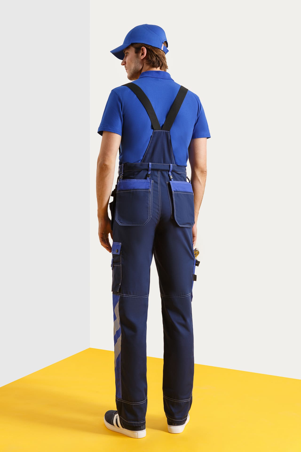 68808 Костюм "Прогресс" темно-синий с васильком  Летняя спецодежда  размер 52-54/170-176  - Вид №10