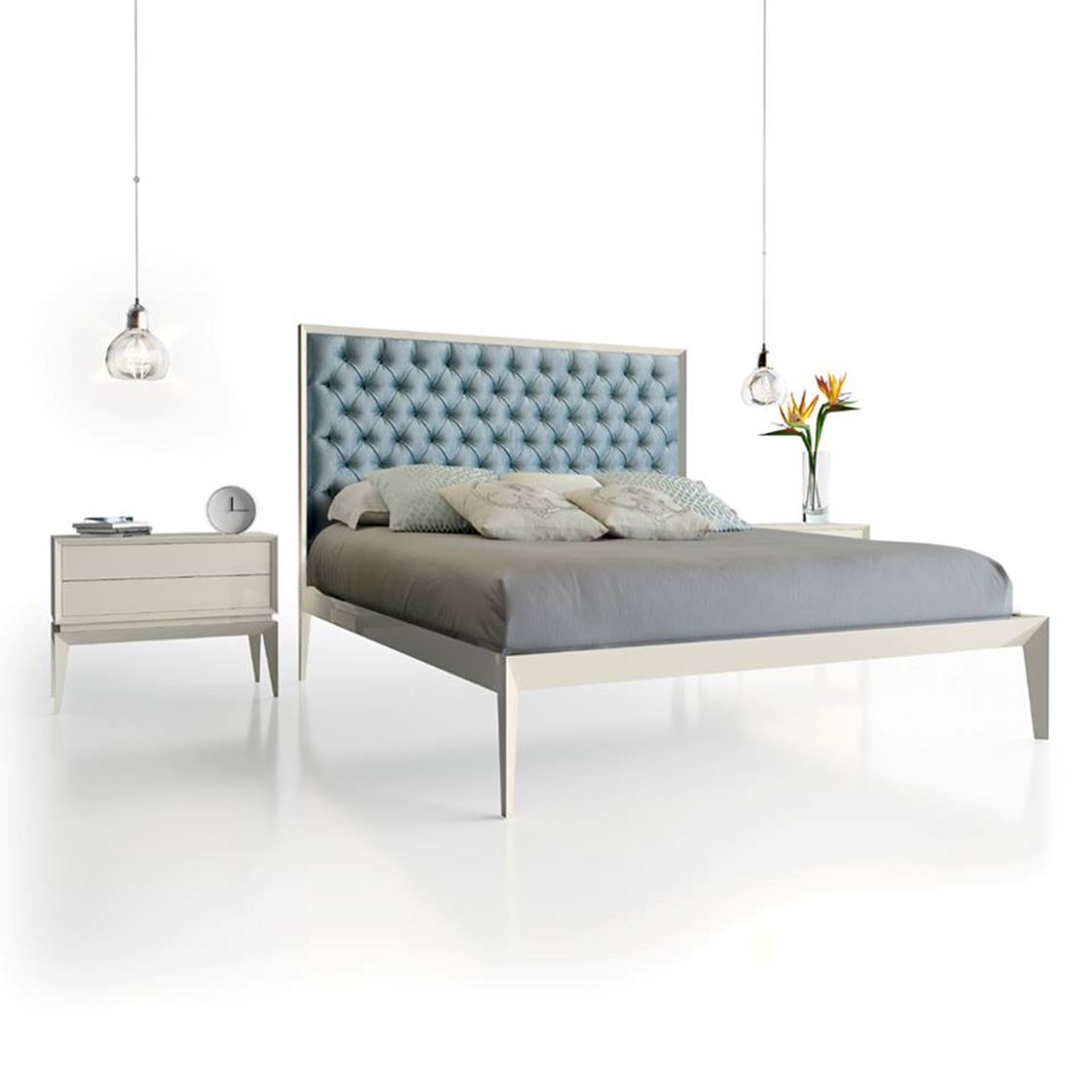 107579 Кровать Triangle Insolence 216 x 150 см La Ebanisteria Identity&Intensity 