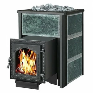 Печь для бани Везувий Легенда 16 (270) Змеевик чугунная